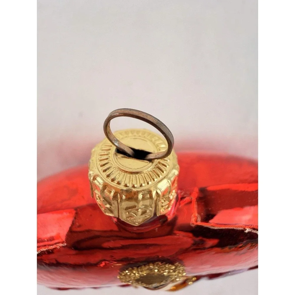 Polonaise Coca Cola Coke Bottle Blown Glass Christmas‎ Ornament Kurt Adler Red
